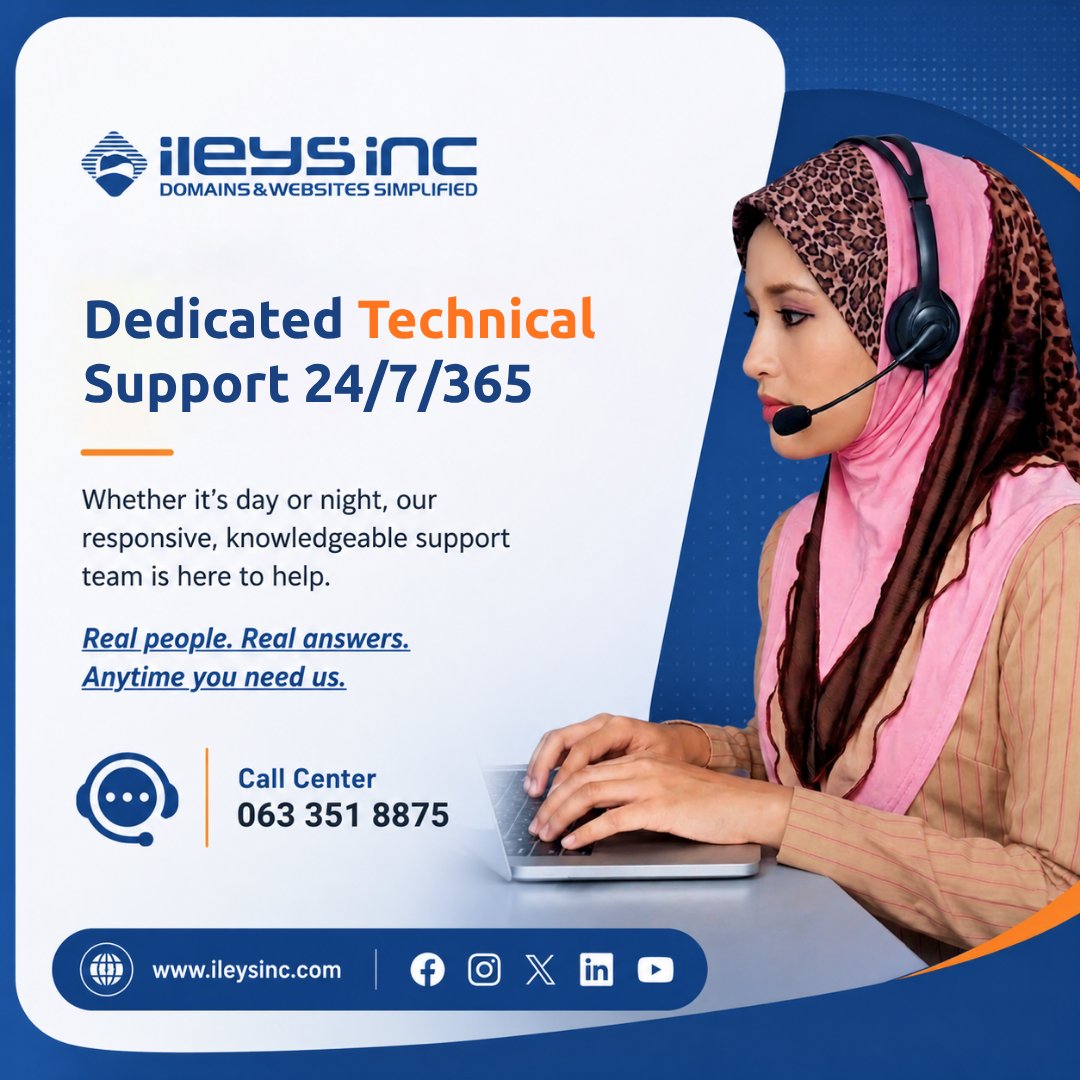 IleysInc's tweet photo. 𝗗𝗲𝗱𝗶𝗰𝗮𝘁𝗲𝗱 𝗧𝗲𝗰𝗵𝗻𝗶𝗰𝗮𝗹 𝗦𝘂𝗽𝗽𝗼𝗿𝘁.
Our dedicated technical support team is here day or night to keep your digital presence running without worry.

Contact us today: 63 3518875
#ILEYSINC #TechSupport #AlwaysHere #CustomerCare #PurposeDrivenTech #DedicatedSupport https://t.co/Fk2N9jx0lG