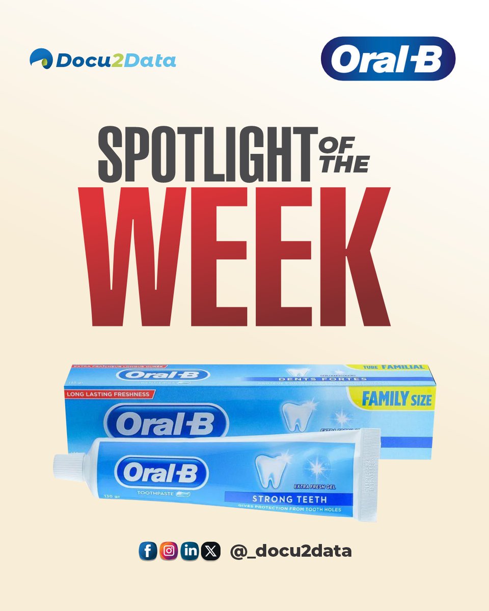 docu2data's tweet photo. This week’s Spotlight Brand is Oral-B 🦷✨

Now showing across our digital screens, bringing premium visibility directly to thousands of daily commuters and audiences on the move. https://t.co/0FKyssGrhk