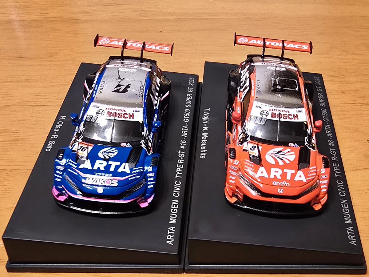 今日の収穫🎣》 【Sparky】⚡ ・ARTA MUGEN CIVIC TYPE R-GT #8-ARTA