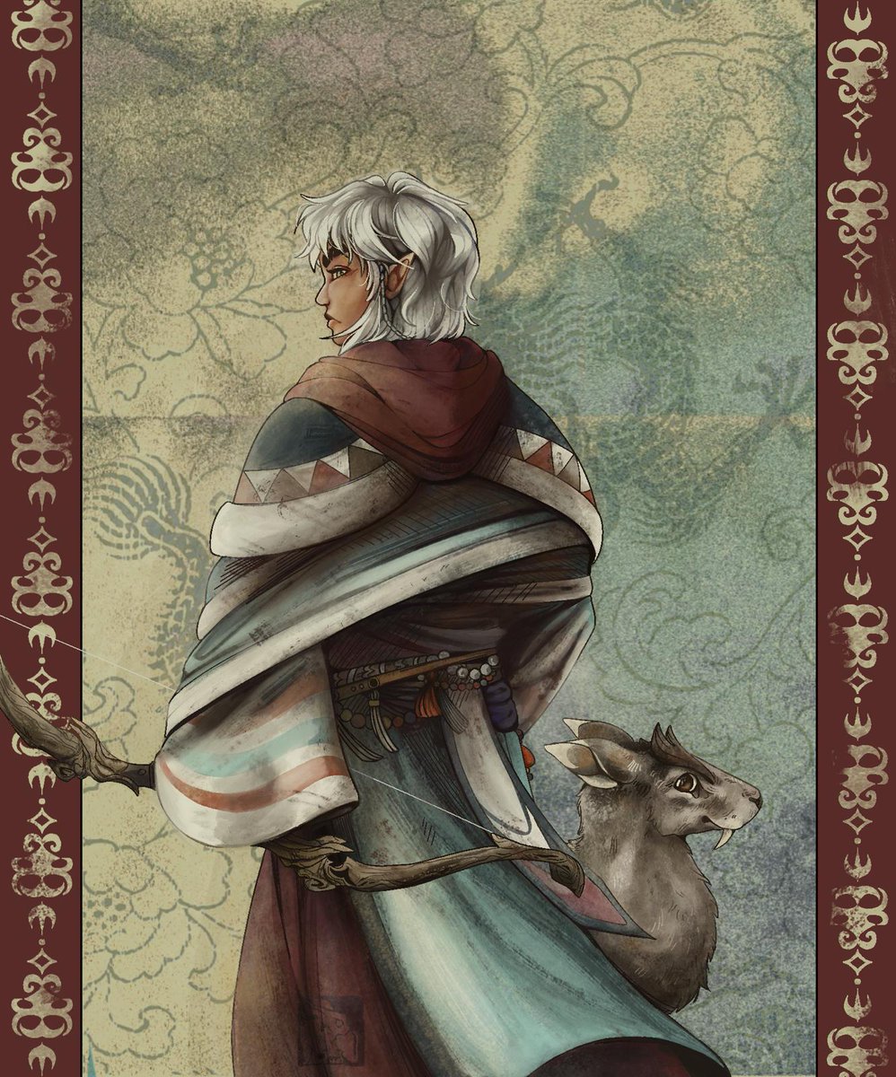 rubhin_'s tweet photo. its been a long time since ive posted anything here so enjoy my son with social issues 🦌🧭⛰️🏹

#artmoots #dyd #commissionsopen https://t.co/MpStrfFFgX