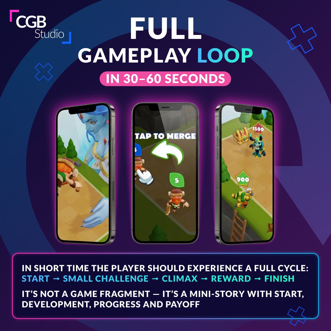 CgbStudio60193's tweet photo. 🔔What makes playable ads truly engaging?
📝We’ve gathered 4 practical tips from our Head of Playables — Maxim Stepochkin.
📌See all our Playable Ads examples here: https://t.co/wXe5DOJBTh
#gamedev #mobilegames #playables #playableads #gamemarketing #cgbstudio https://t.co/cSwuda0Mo2