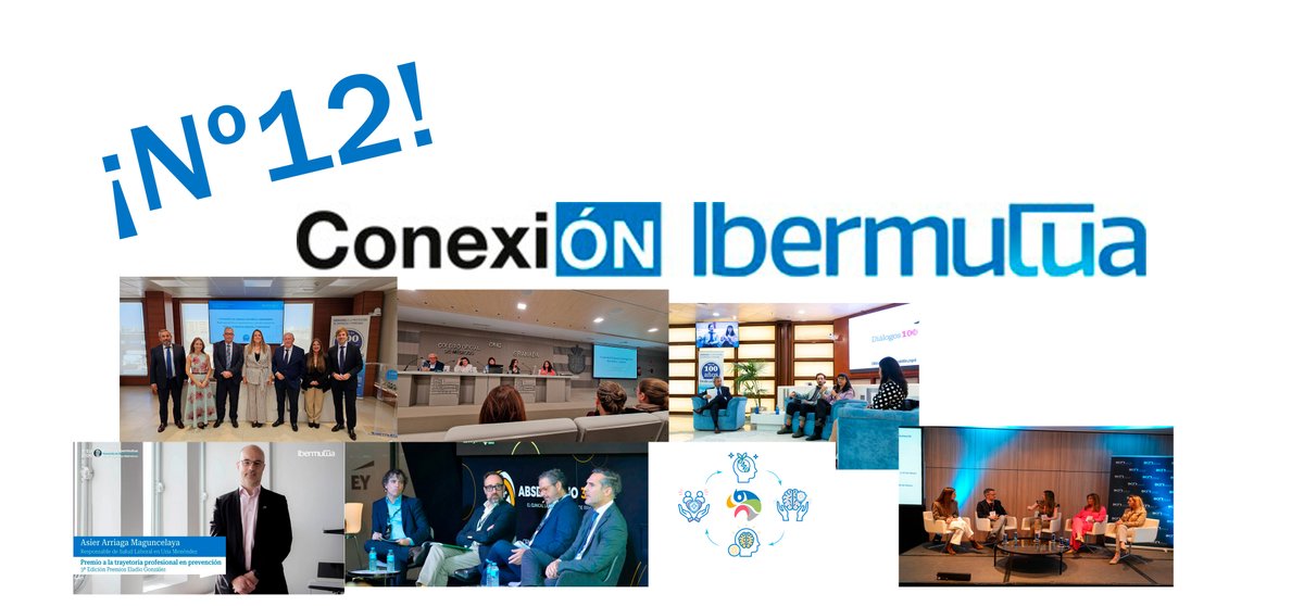 Ibermutua's tweet photo. Compartimos el enlace al número 12 de Conexión Ibermutua, nuestro boletín informativo con las últimas novedades del sector.

https://t.co/GMM2OI5ULW https://t.co/pxK3qvjuIN