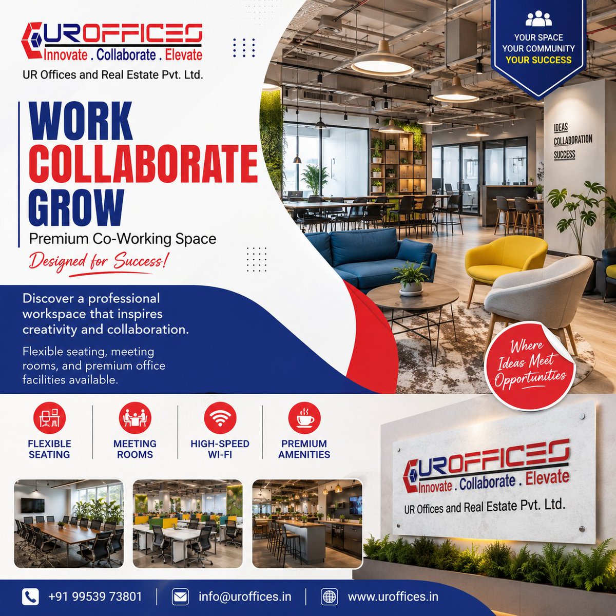 urofficesreal's tweet photo. Experience a modern workspace with high-speed internet, meeting rooms, and comfortable seating for efficient business operations.#OfficeSpaceForRent #CoworkingServices #ProfessionalLife #SharedOffice #BusinessHub https://t.co/W9cwJ9ZGiY