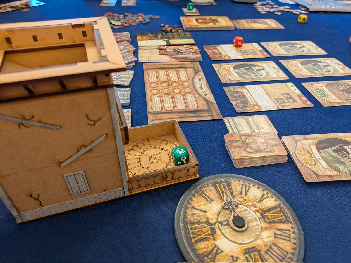 RickTheChief's tweet photo. This week at the club we played Bomb Busters, Elder Sign, Le Havre, Just One and more! https://t.co/RXd4581Ima