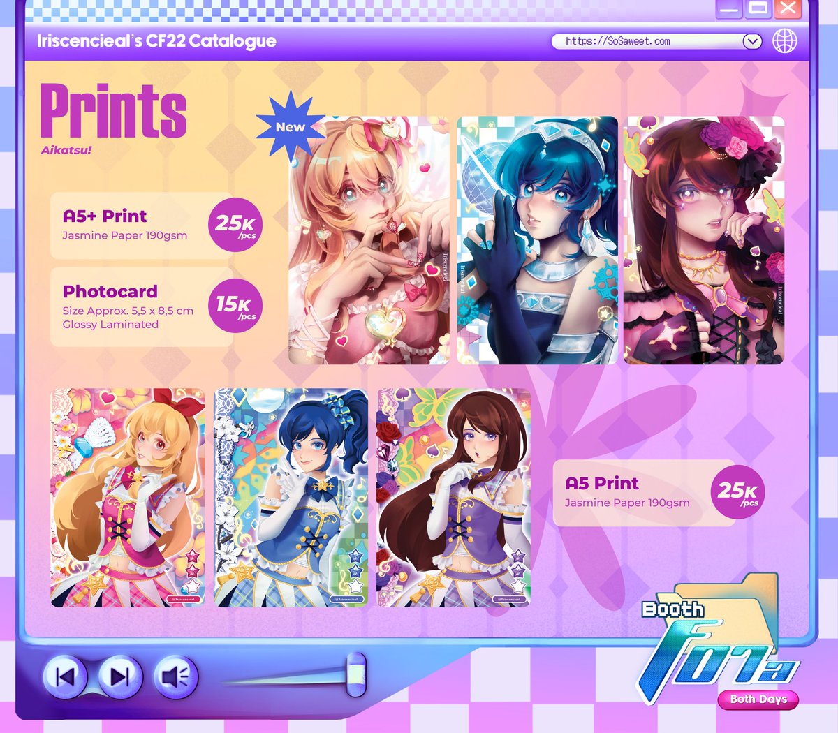 iriscencieal's tweet photo. Aikatsu! 💗✨ 
New additions are added for CF22 ~
#aikatsu #アイカツ https://t.co/oT0OjLCbHn
