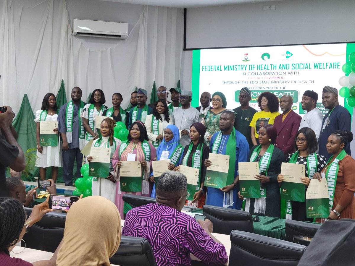 johnair4's tweet photo. Proud to be onboarded as a #NationalHealthFellows Cohort 2.0 candidate today!
Congratulations to Cohort 1.0 on their graduation, truly a beacon of hope for Nigeria's healthcare system! 🇳🇬
Sincere acknowledgment to the #FMOH #SWap #EDSPHCA #NHF https://t.co/M9h83nFxWr