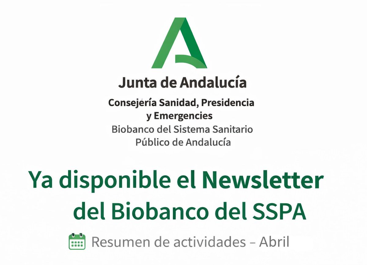 Biobanco del SSPA tweet media
