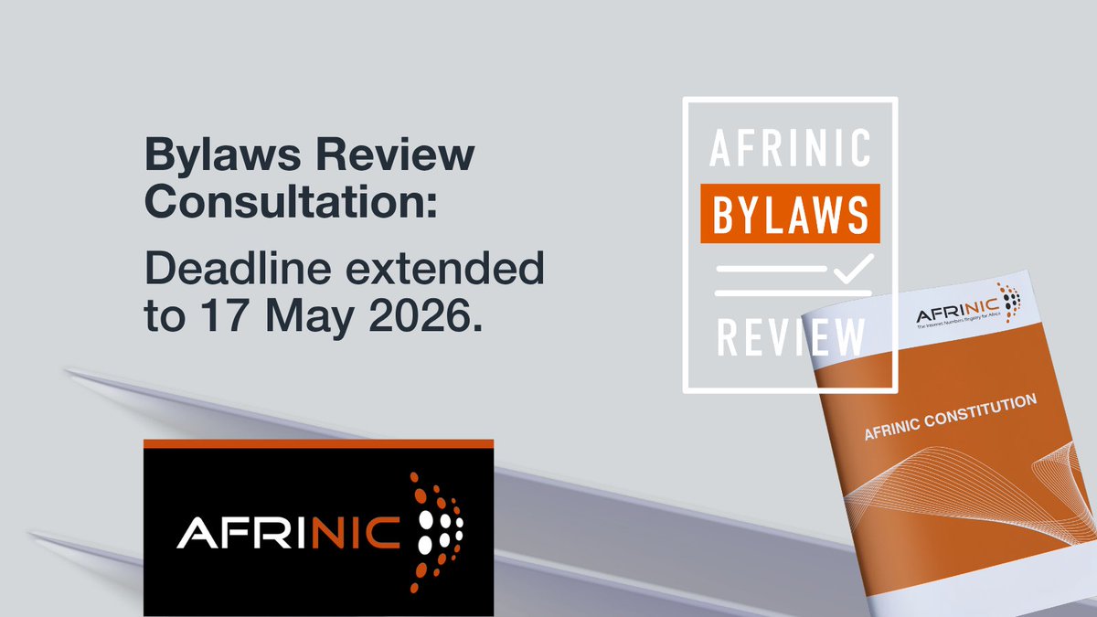 AFRINIC-The Regional Internet Registry for Africa tweet media