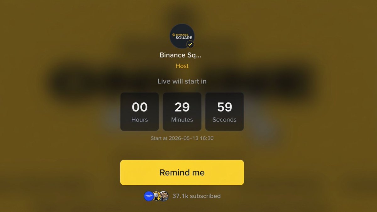binance's tweet photo. 30 minutes until Binance Online goes live.

Tune in here and catch the livestream live across platforms:

👉 Binance Square → https://t.co/vsjcfeHXtI 
👉 X → https://t.co/OAn4Ee2ztB
👉 YouTube → https://t.co/PPM38XvQRz 

See y’all 🫡 https://t.co/P6SyqaAVCU
