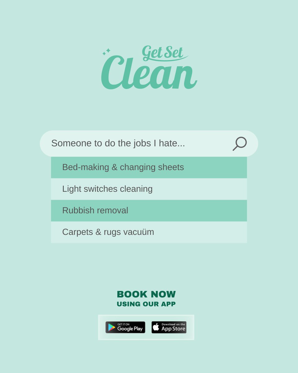 Get_Set_Clean's tweet photo. Spend less time cleaning and more time enjoying your home. Book now: https://t.co/oYwTJ9xxnq

#cleaners #cleaning #cleaningcompany #getsetclean https://t.co/iIBLHyuCtT