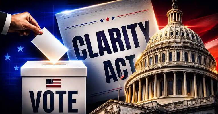 DrTalhaJoyia1's tweet photo. 🚨 BULLISH NEWS: 
CLARITY Act votes Tomorrow 
10: 30 AM EST

This is one of the biggest catalysts of the entire supercycle.💸💸💸

If it advances today, expect serious momentum.🔥🔥🔥

#crypto #CryptoBullish #CryptoSupercycle2026
#ClarityAct #BTC #ETH #Doge #XRP #LUNC #CryptoArmy https://t.co/mTwKHIvPFx