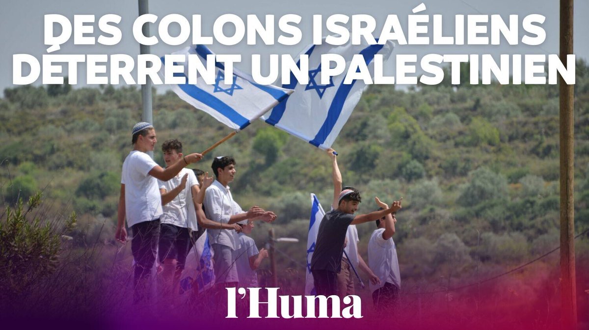 humanite_fr's tweet photo. Palestine : comment arrêter les colons israéliens ? 

➡️ https://t.co/szuVg2K0sT https://t.co/CEG6OCubIS
