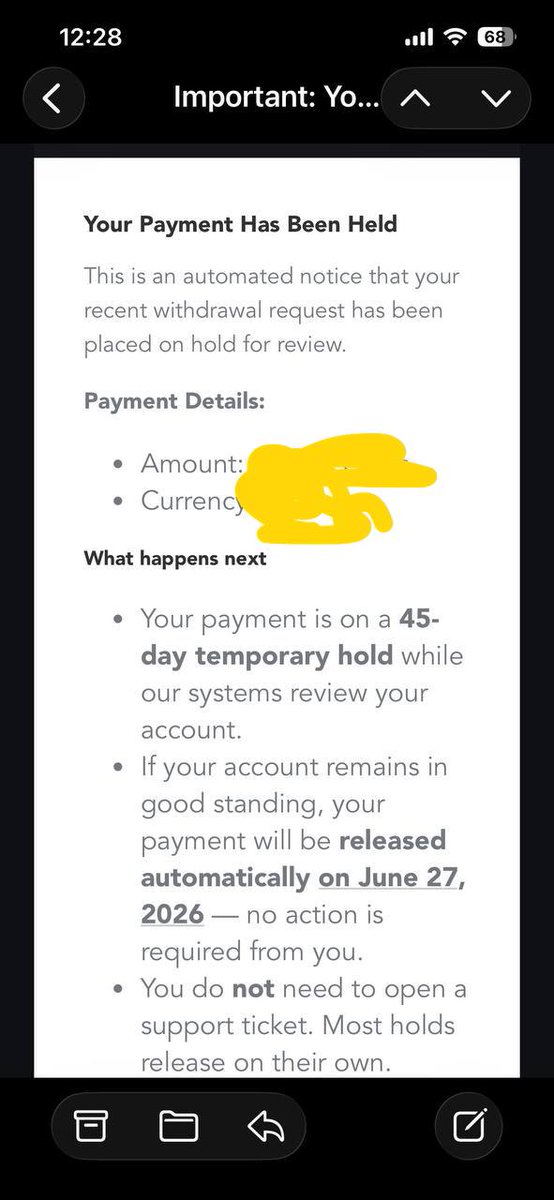 SSats4ever's tweet photo. @CointiplyFaucet what happening ? 45 days for "review" ?? what 's  happenig in reality ??🚨🚨🚨🚨 or is just a way to delay payments or not pay at all???it's inacettable . https://t.co/nJs5EdqEA1
