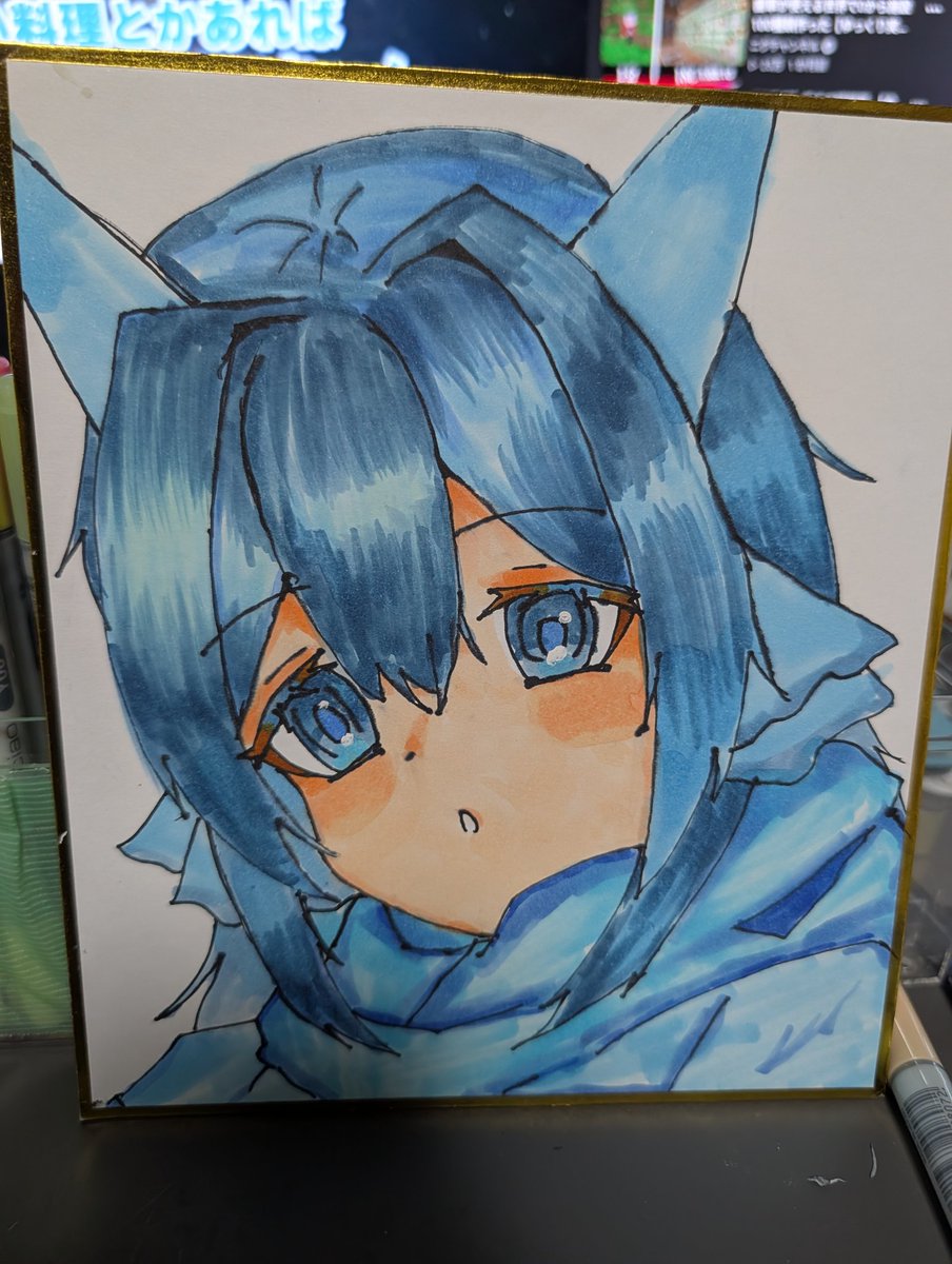 オリジナルイラスト #色紙 色紙販売してます！ ラクマで出してます