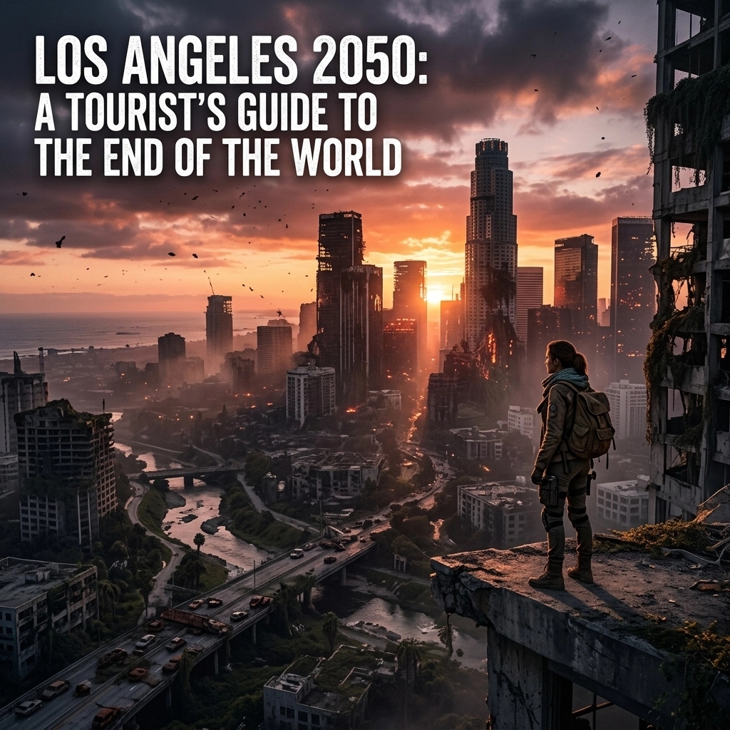 symposium2050's tweet photo. LA 2050: Recycled air and neon hide the shadows of a dying world. Explore our Guide: https://t.co/GL7E67Cgem

#Symposium #LA2050 #ScienceFiction #Technothriller
Survival Kit 2050 https://t.co/rsbQ459EiI