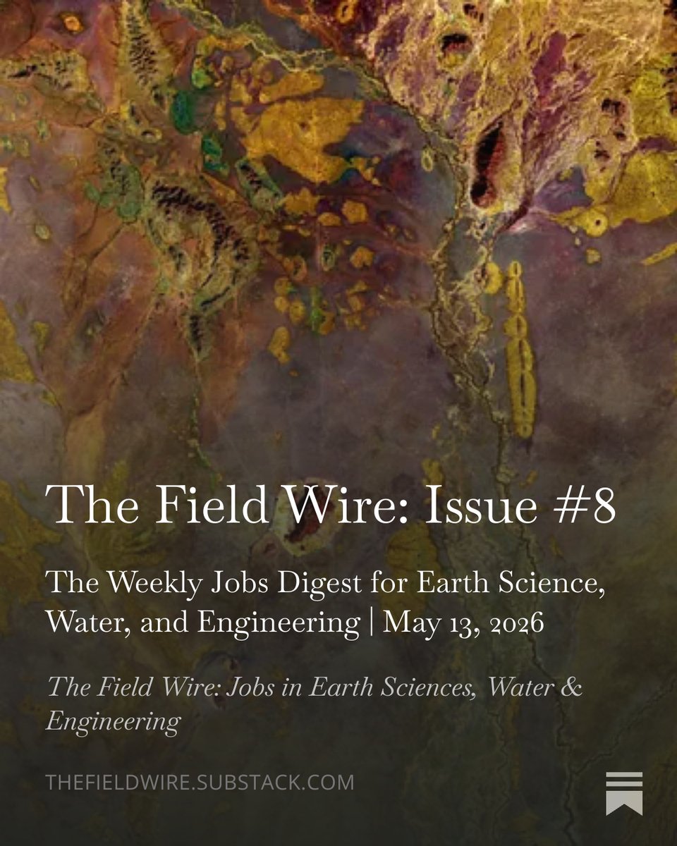 The Field Wire - Jobs in Earth & Env. Sciences tweet media