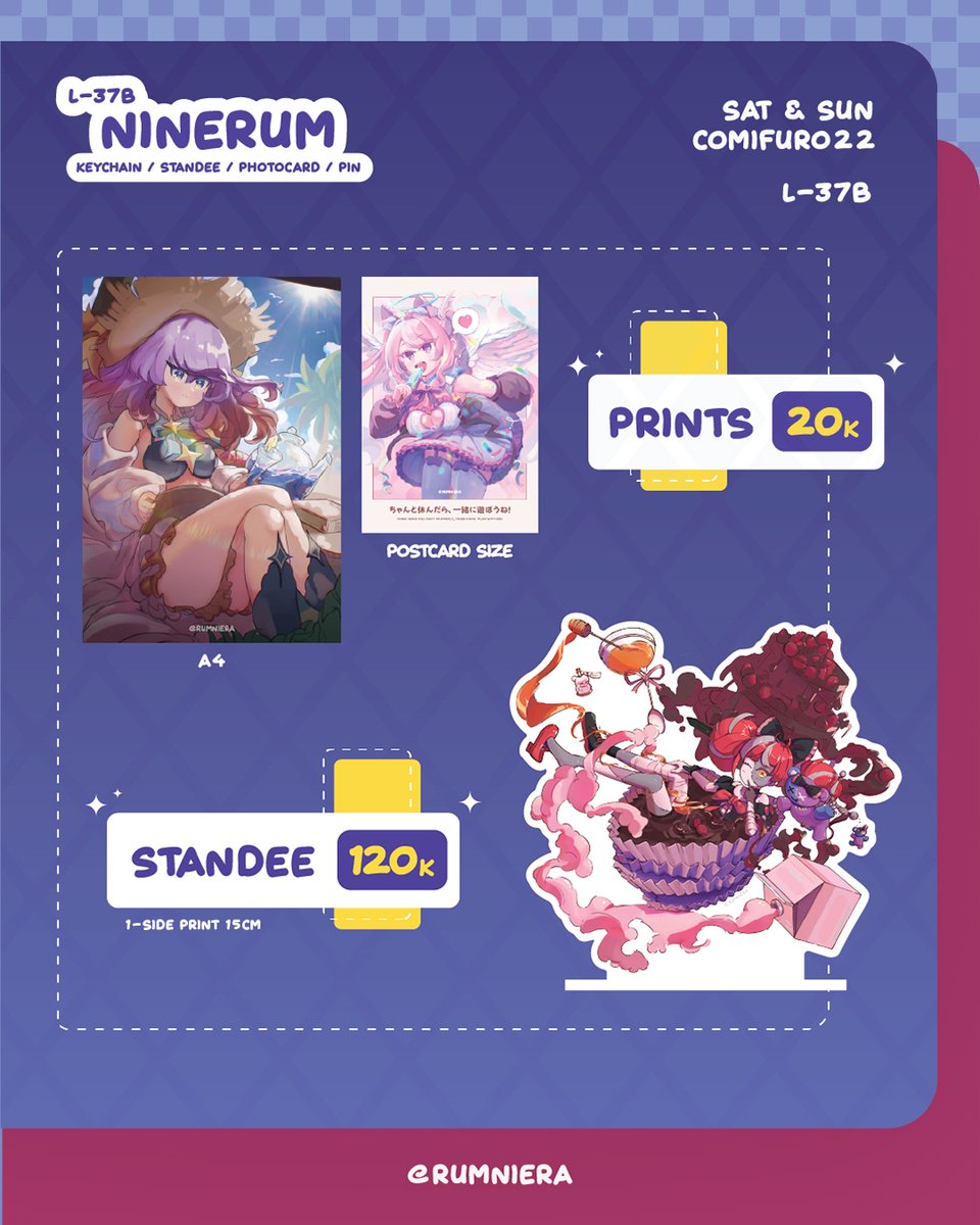 rumniera's tweet photo. So much went into prepping this con. Finally here we go

See you at CF22 (っ˶ ˘ ᵕ˘)ˆᵕ ˆ˶ς)
 #cf22catalogue https://t.co/L5AZr6KUeg