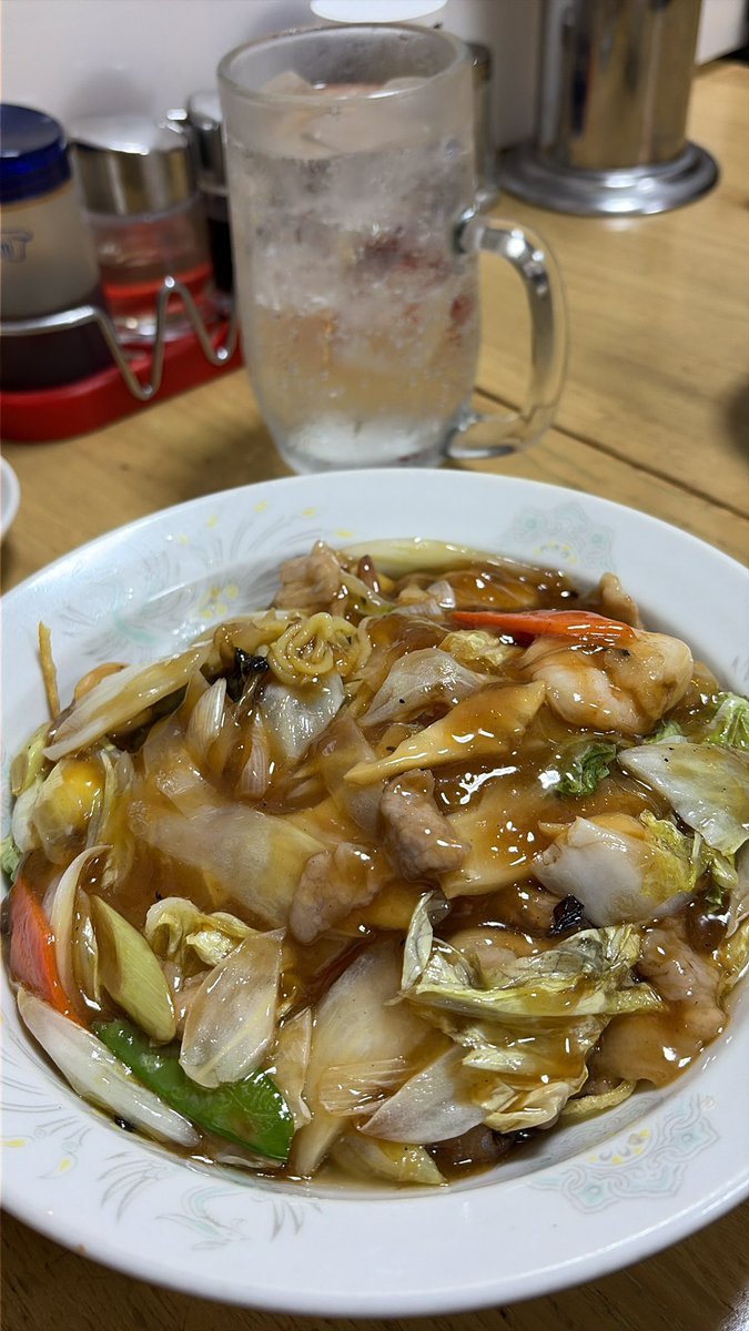 vamoshase's tweet photo. 柴又来たら四川の餡掛け焼きそば食ってみろ｡

うめーから｡ https://t.co/F804WJyHPq
