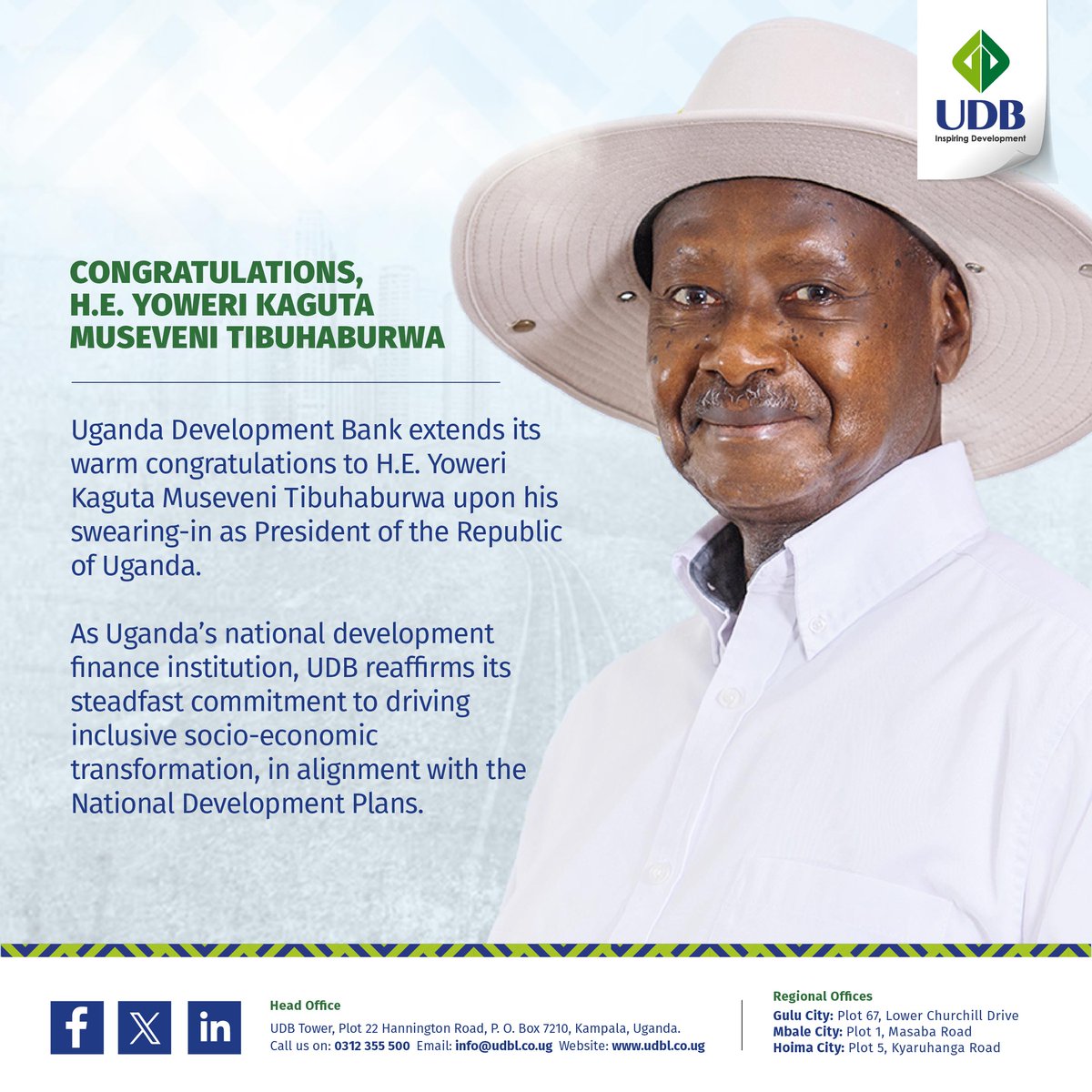 Uganda Development Bank Ltd tweet media