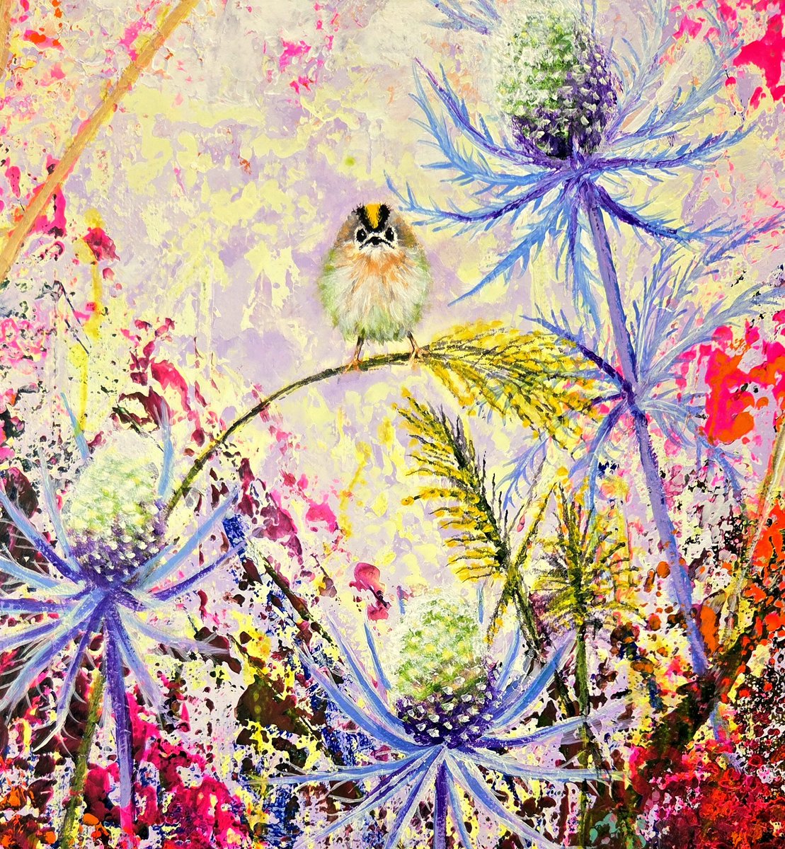 KayStoneArt's tweet photo. A close-up of my painting 'Hidden Gem' now available on my website  😊 https://t.co/Lk5ImZnuAe