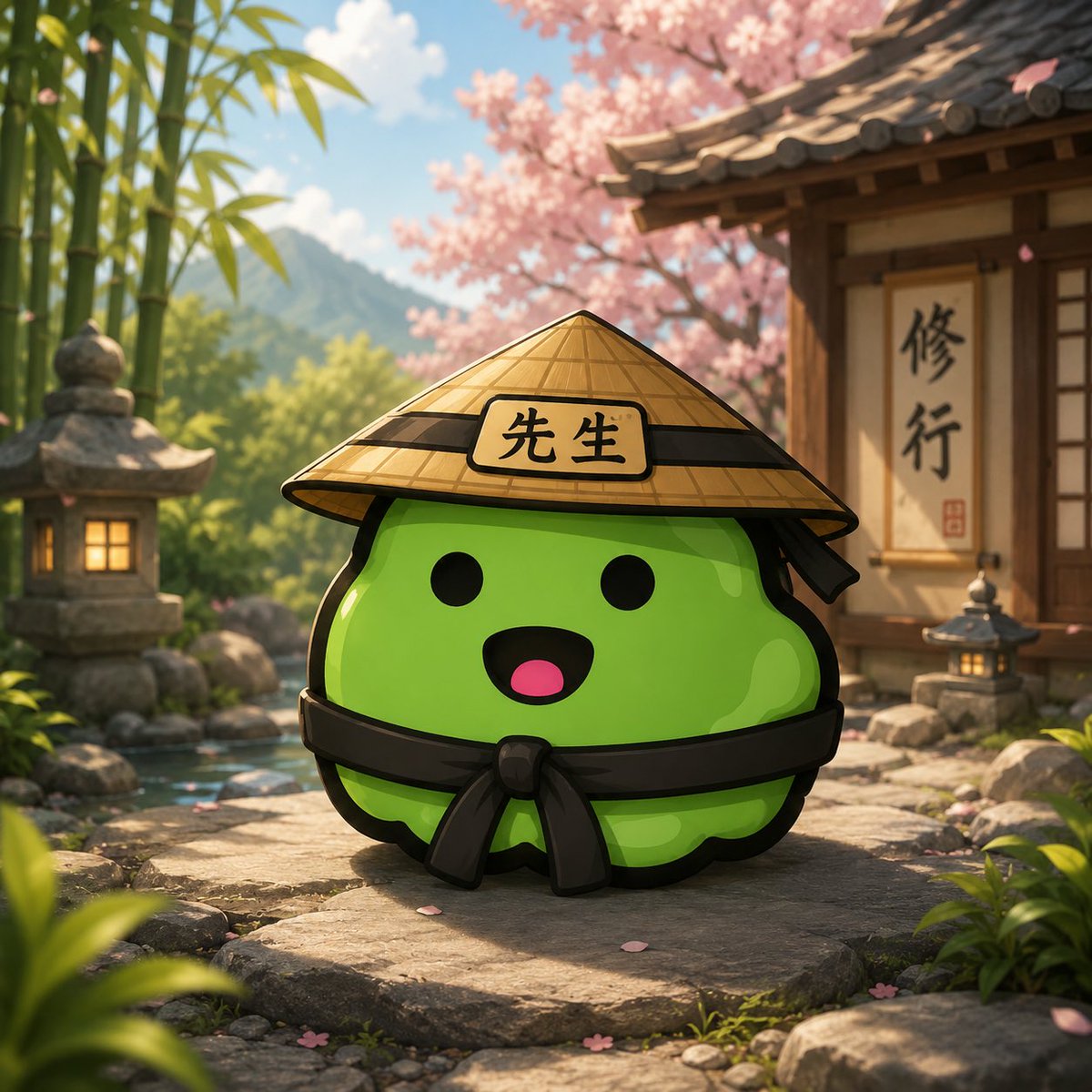 Dante73311's tweet photo. @SolanaSensei Gm and Namaste from $wasabi https://t.co/dQnzhBtb4x