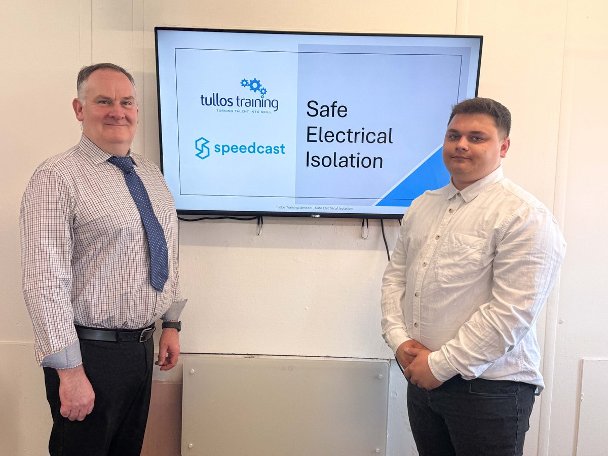 tullostraining's tweet photo. We’re rolling out our first worldwide #ElectricalSafety course with @SpeedcastGlobal, a leading communications &amp; IT services provider - reaching teams across 5 continents🌍

An exciting step forward👣

Read more 👉 https://t.co/DNJPBbpy2B

#Electrical #WorkplaceSafety #Training https://t.co/OsuAq8m87N