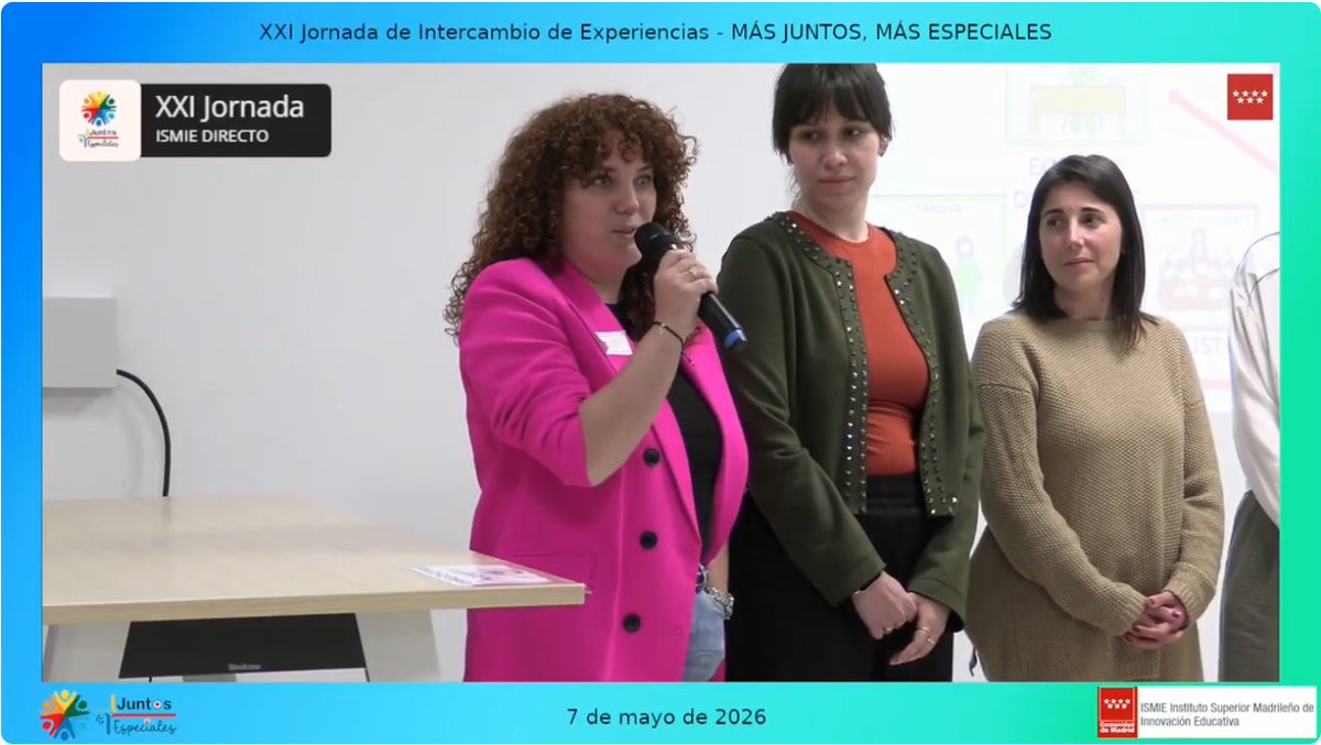 MasjuntosEE's tweet photo. Más Juntos, Más Especiales: XXI #jornadamasjuntos - Resumen de paneles https://t.co/VbytgTWBhc https://t.co/8OweAit9tj