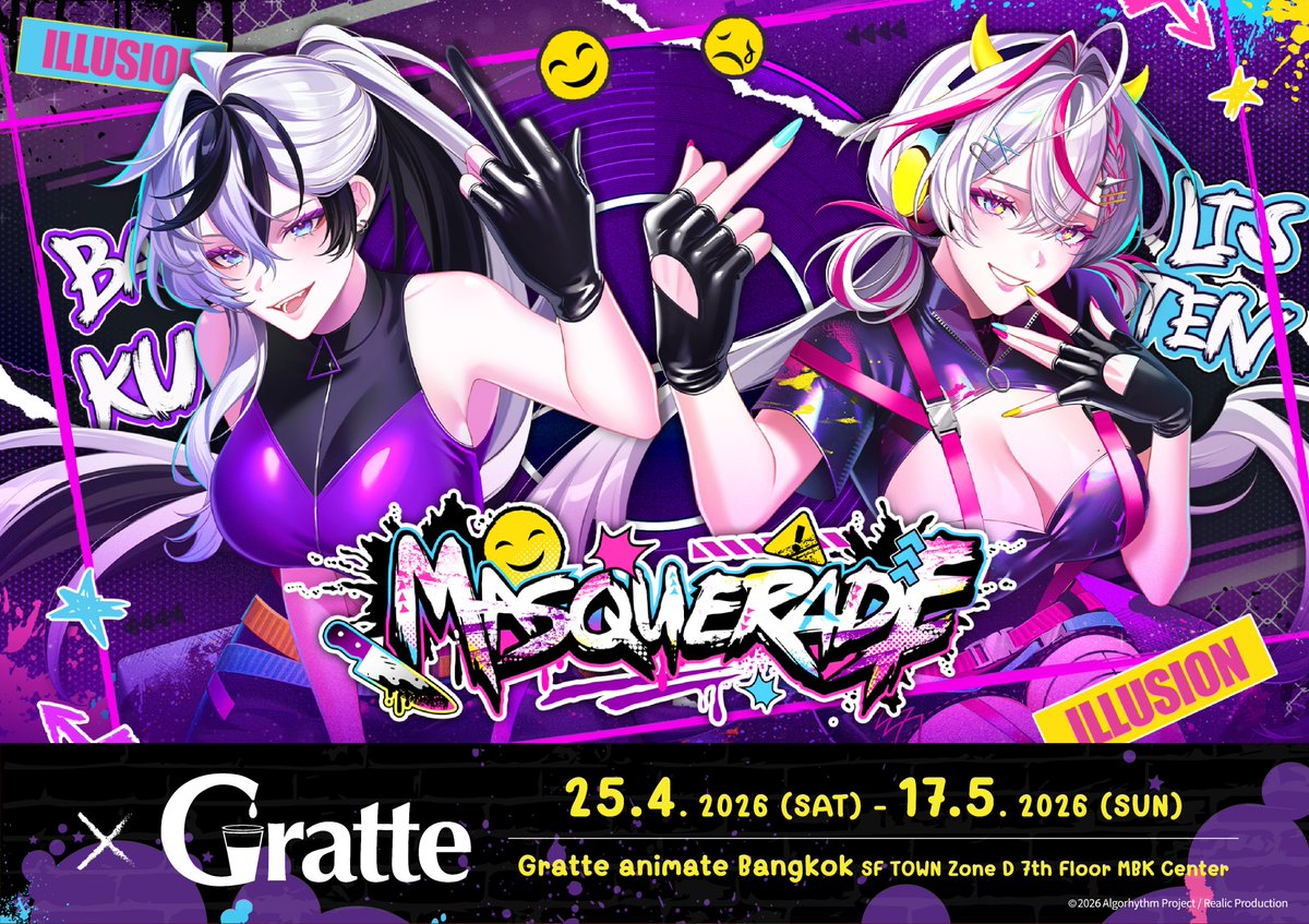 Gratte animate Bangkok tweet media