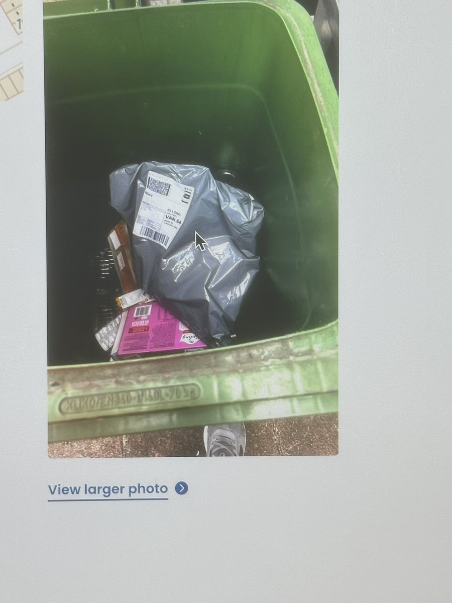 KashPatel_'s tweet photo. @tcumminsap Evri delivery drivers are a joke.  They recently placed a pair of shoes we ordered inside our dustbin, then had the audacity to call it "a secured location".  We were home all day and nobody rang or bell or knocked. https://t.co/vyFJUBb17Q
