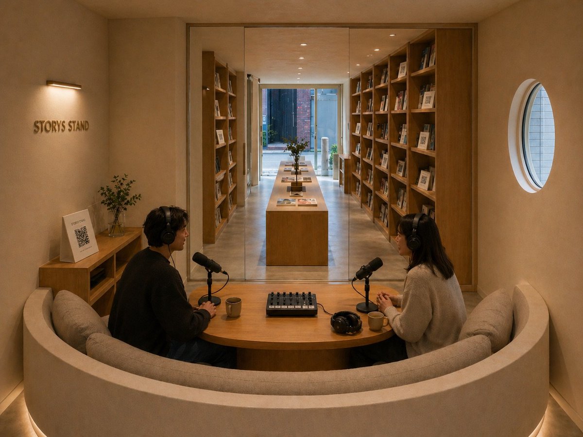STORYS STAND 池尻大橋｜Podcast専用スタジオ x 共同書店 tweet media