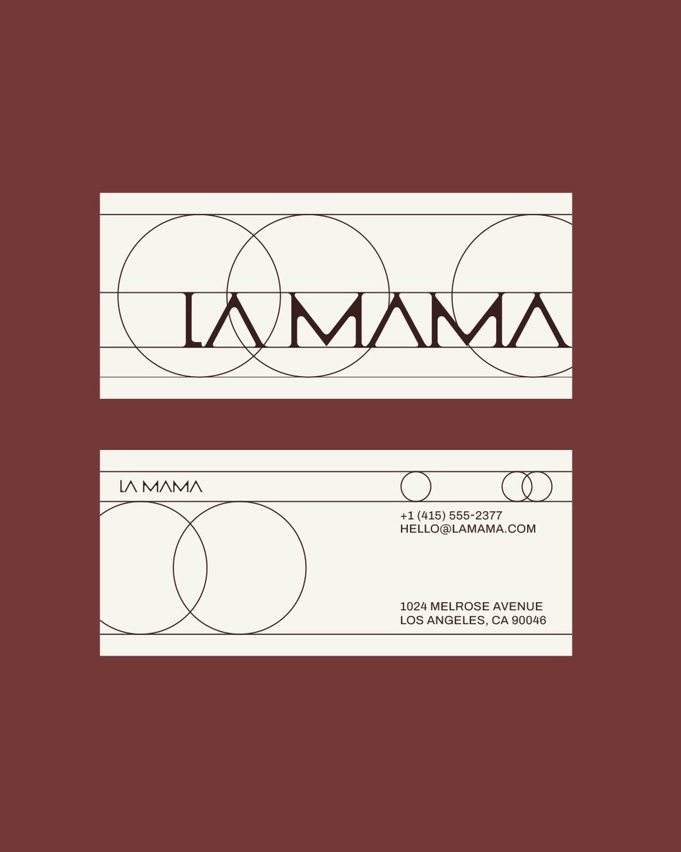 markaworks's tweet photo. La mama is not a designed brand;
it is identity system where emotion takes shape, and tenderness transforms into character.
The intentional contrast between sharp, architectural forms and fluid, organic details brings the spirit of brand into view.
#branding #markaworks #design https://t.co/S6AysuI1X7