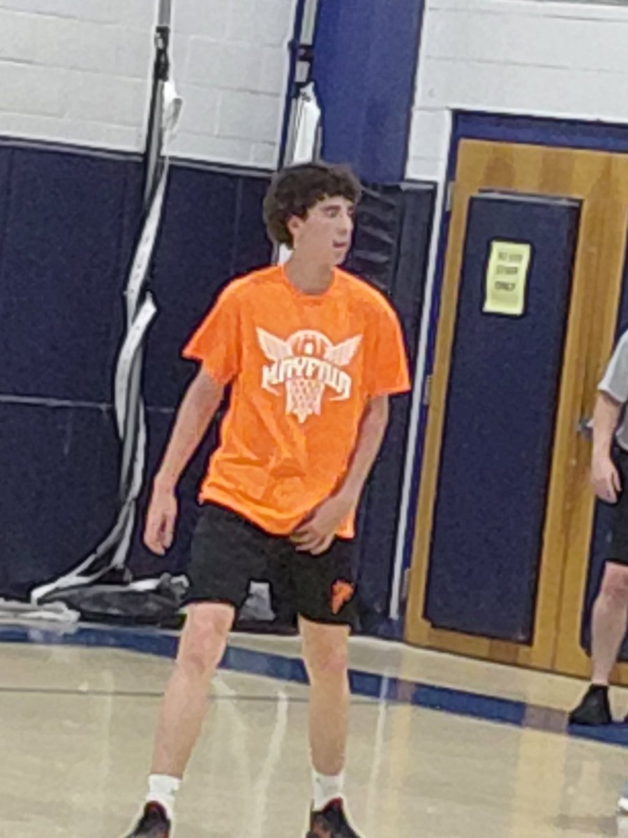 chickg3's tweet photo. In game #2 at the NEBL Spring League Pennsbury got past Council Rock South 69-43 with solid efforts from 6'4" '28 Troy Juliano (p-l), 6'5" '29 Kyle Breslin (p-top) and 5'10" '28 Max Katz (p-bottom) in their win. https://t.co/7kNadwXW7R