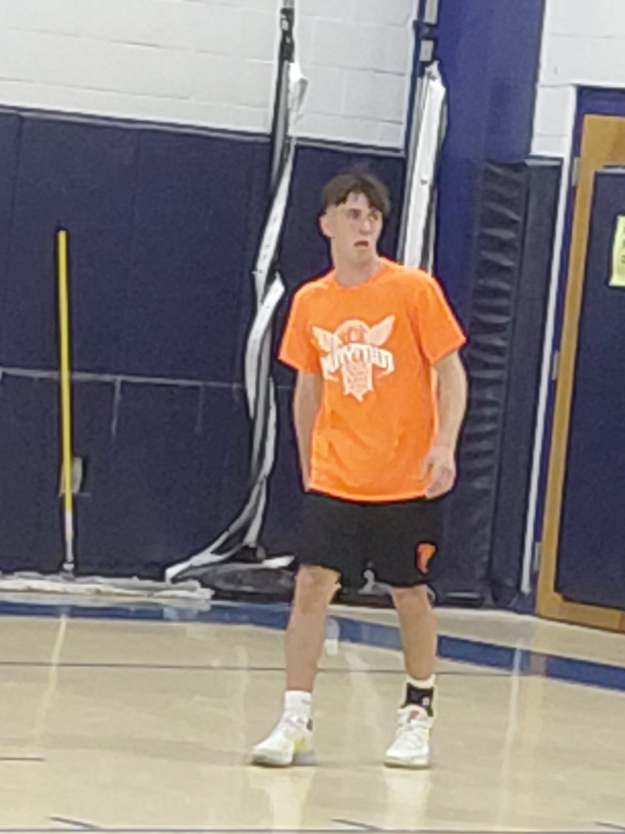 chickg3's tweet photo. In game #2 at the NEBL Spring League Pennsbury got past Council Rock South 69-43 with solid efforts from 6'4" '28 Troy Juliano (p-l), 6'5" '29 Kyle Breslin (p-top) and 5'10" '28 Max Katz (p-bottom) in their win. https://t.co/7kNadwXW7R