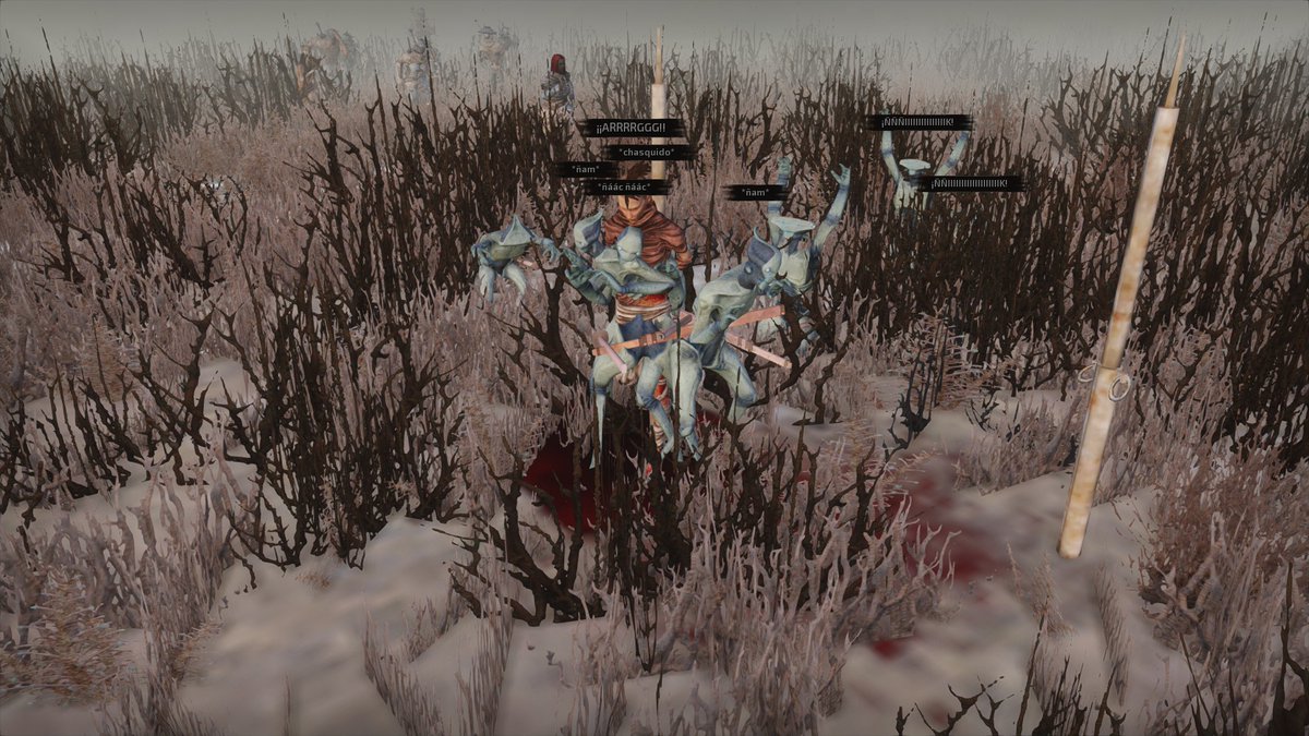 randamasta's tweet photo. No son pocos los peligros que te esperan en la espesa niebla, los gritos se escuchan desde lejos #Kenshi https://t.co/JCsqKFdOu4