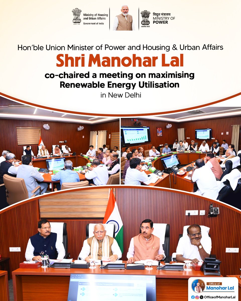 Office of Manohar Lal tweet media