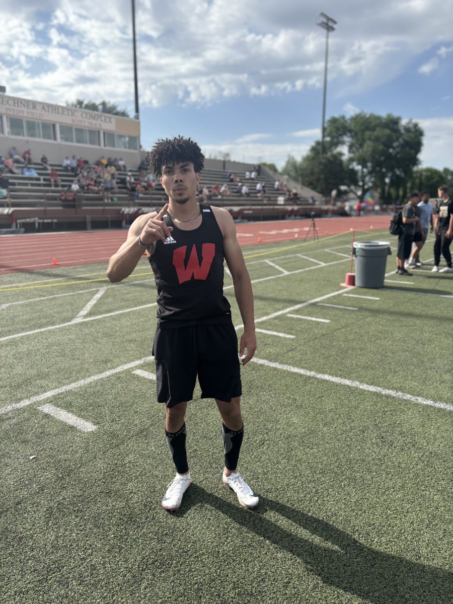 TrackWestside's tweet photo. Senior Devlin Harrington: State Bound, District A-3 Champion in the 100m and 🥉 in the 200m. Two Personal best performances and a school record 100m. https://t.co/cC6o9tiZBx