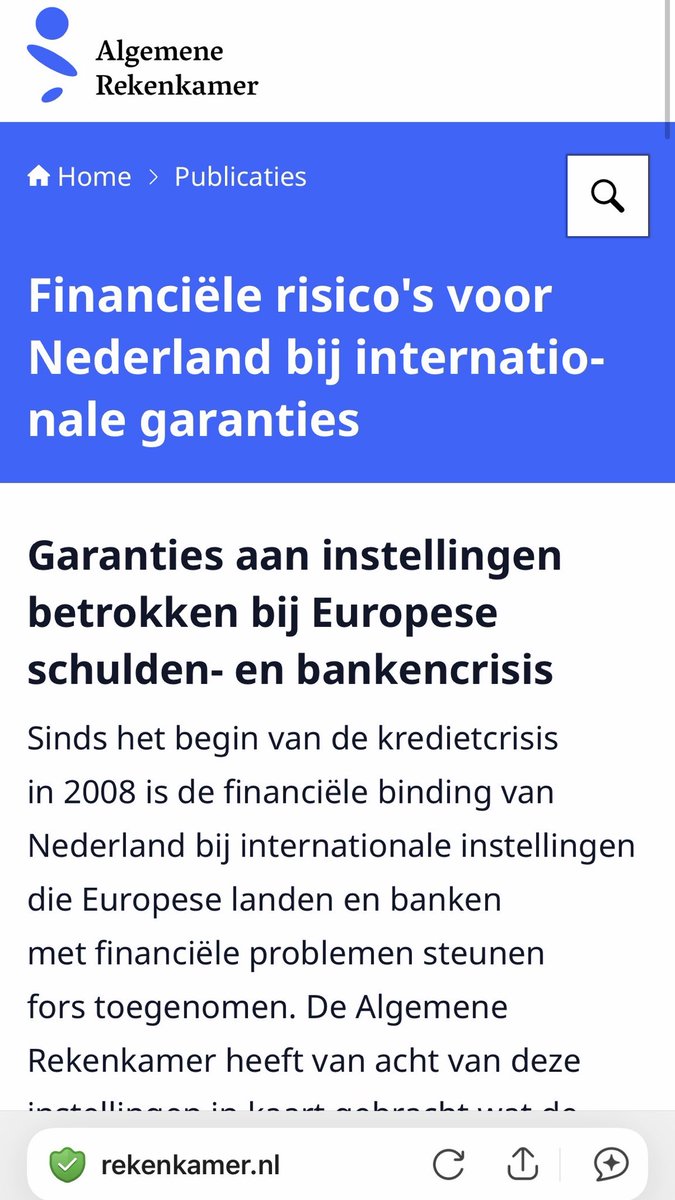 Wftproof's tweet photo. Pensioengeld als stille bankredder en financier van ESG‑schulden 💶 🌳

In 2008 ontstond geen onverwachts, klassiek liquiditeitsprobleem, maar een structureel tekort aan onderpand in het OTC‑derivatensysteem: circa €2.000 miljard in Europa, waarvan ongeveer €200 miljard in Nederland.

Dit tekort was bij een aantal actoren binnen het systeem bekend, maar is niet zo gepresenteerd.

De Europese Commissie lanceerde een garantieregeling van ruim €2.000 miljard en de ECB verlaagde de rente, zodat de de tekorten bij de banken bleven (banken zijn tegenpartij bij deze transacties van pensioenfondsen en verzekeraars). De ECB startte opkoopprogramma’s om dit tekort te beheersen en financieren.

Volgens de Algemene Rekenkamer nam het financiële belang van Nederlandse staatsgaranties aan internationale/EU instellingen in deze periode explosief toe: van €18,5 miljard in 2008 naar circa €201 miljard in 2012. Deze groei ging gepaard met grotere risico’s voor Nederland, terwijl het parlement niet volledig en concreet werd geïnformeerd over doel, looptijd en risico’s van deze garanties.

Hoewel Nederlandse bankverzekeraars in oktober 2008 nog €200 miljard staatssteun vroegen, bleek die volgens de parlementaire enquête (motie van o.a. Rutte) plots niet meer nodig. Wat buiten beeld bleef, is dat vanaf 2009 dit onderpandtekort werd opgevangen met pensioenvermogen.

Via een onderpandcarrousel van ABP (APG) en PFZW (PGGM) leverden pensioenfondsen op grote schaal garanties (EUR 200 miljard) aan bankverzekeraars, via beleggingsfondsen en clearinghuizen. 
Voor burgers werd dit verzwegen, terwijl de risico’s en kosten werden afgewenteld op deelnemers, bankklanten (o.a. liquiditeitsopslag) en maatschappij.

In dezelfde periode werd ESG verankerd als pijler van het beleggingsbeleid. Binnen lobbyclub Eumedion, met o.a. ABP en PFZW, werd in 2009 duurzaamheid geïntroduceerd.

Vanaf dat moment ontstaat een nieuwe financiële werkelijkheid:

• klimaat, energie en CO₂-rechten als verhandelbare activa 
• ESG als leidraad voor kapitaalallocatie 
• sterke groei van publieke en Europese schuld 
• structurele steun via ECB-opkoopprogramma’s 
ESG is daarmee niet alleen beleid, maar vooral een markt.
 Het onderpandtekort van 2008 verdwijnt niet, maar wordt vervangen door nieuwe publieke en “groene” schulden die als onderpand dienen.

Pensioenvermogen speelt hierin een sleutelrol: eerst als stille stabilisator van banken, daarna als financier van ESG-gerelateerde schuldopbouw.

Het FTK (2004, onder staatssecretaris Rutte) heeft pensioenfondsen structureel in dit model geplaatst, via renteafdekking, derivaten en onderpandmanagement.

Pensioenvermogen is ingezet om een onderpandtekort op te vangen en vervolgens via ESG en publieke schuld nieuw onderpand te creëren.

De parlementaire enquête financieel stelsel heeft deze ‘pensioenpooling’ niet blootgelegd. Betrokken actoren zijn gehoord, maar fraude bleef buiten beeld.

Onafhankelijk onderzoek is noodzakelijk!

Lees Worst Bank Scenario.
