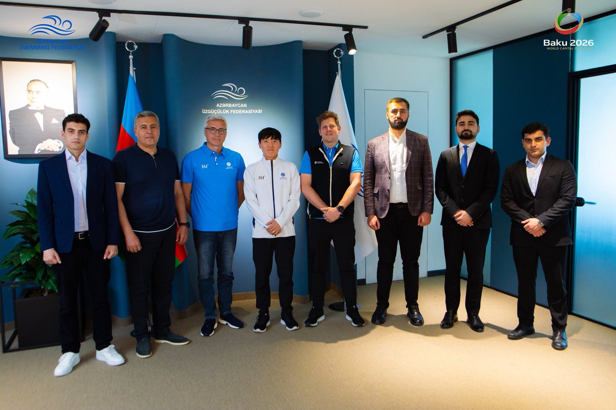 azeswimming's tweet photo. @WorldAquatics officials visited Baku. 

#ASF #AzeSwimming #SwimAze #WorldAquatics https://t.co/NmlgV6nFJ1