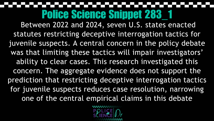 Police Science Dr tweet media