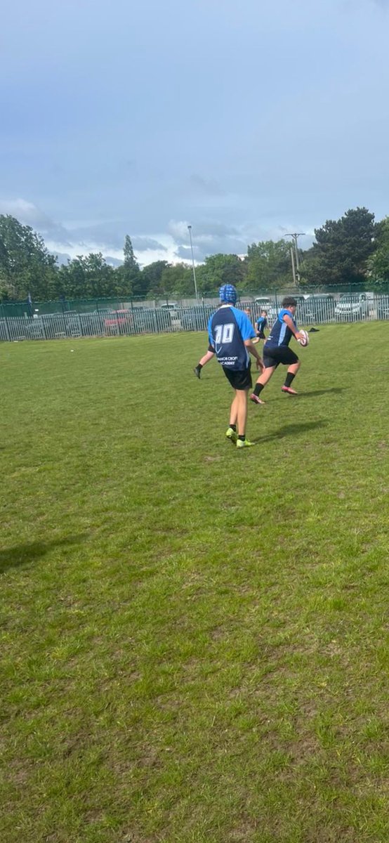 ManorCroft_PE's tweet photo. The Y9 Boys’ and Girls’ rugby teams are competing in the first Delta x Jason Robinson Foundation Rugby 7’s tournament today. 2 big wins from 2 for the boys so far and 1 from 1 for the girls leaving us top of the table currently 💪

#TeamMCA
@DeltaManorCroft https://t.co/ARqwStVJqT
