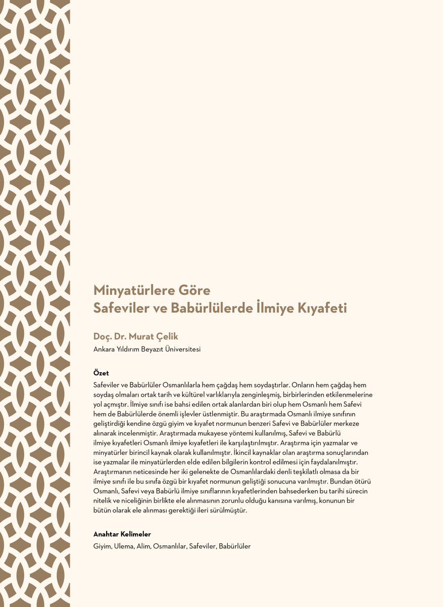 MuratCelik7777's tweet photo. "Minyaturlere Gore Safeviler ve Baburlulerde Ilmiye Kiyafeti" https://t.co/G23gJiFCBx