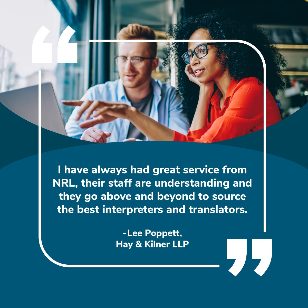 NRLLanguages's tweet photo. Our team were delighted to receive this wonderful review from a client we recently supported. 

https://t.co/cQPctTrpCv https://t.co/e55PDL8ynK