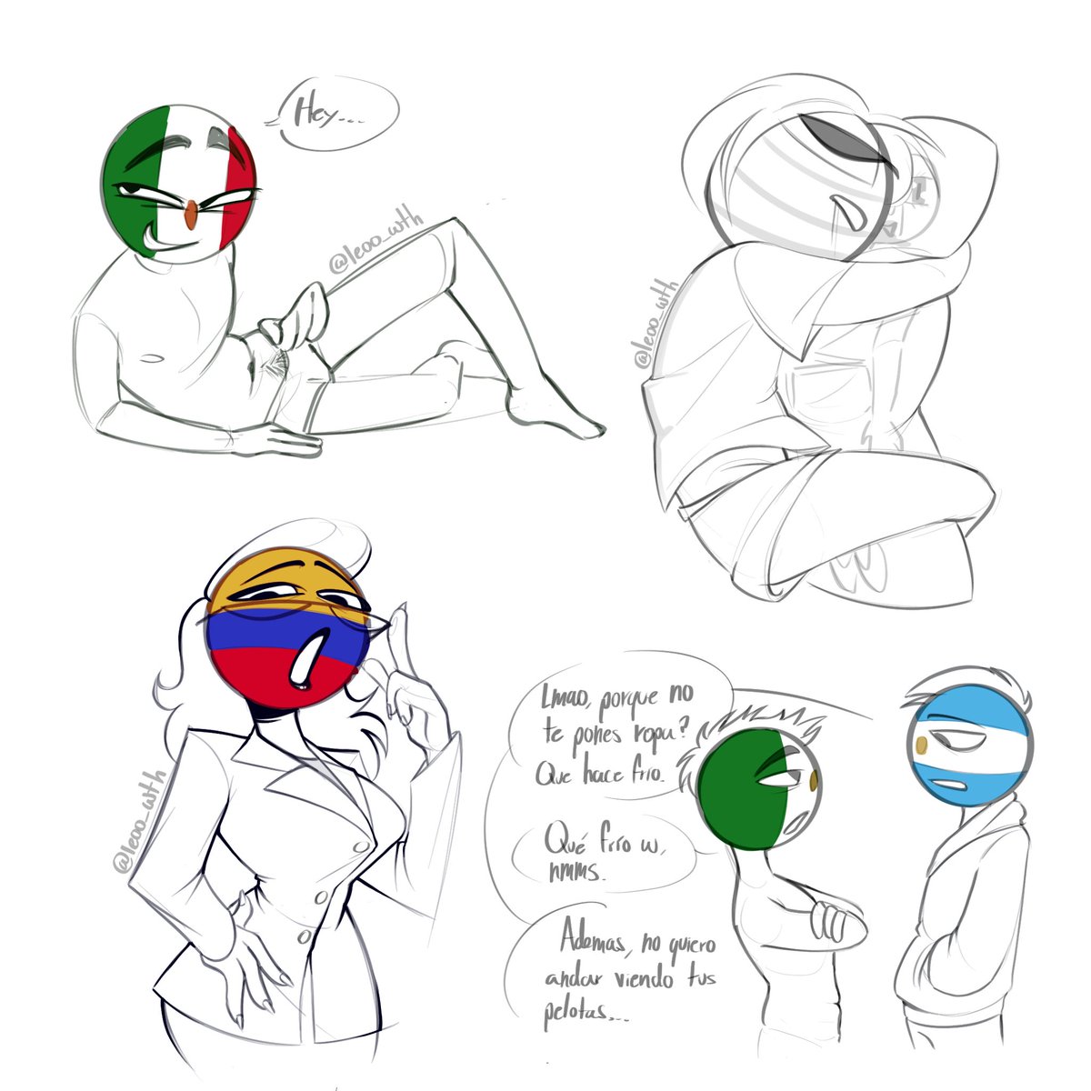 leoo_wth's tweet photo. Countryputas sorras 🦖
#countryhumans #countryhumansmexico #countryhumanscolombia https://t.co/eAXBF5wZBz