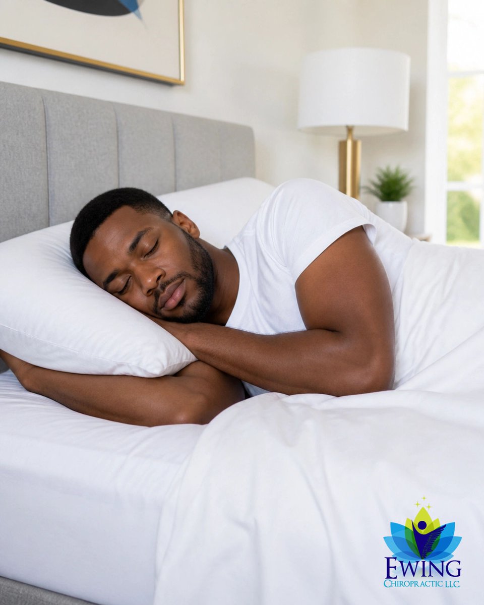 ewingchiro's tweet photo. Day 2 of our Sleep Well series! 😴 Stomach sleeping? Your neck says no. Side and back are the real spinal health MVPs for alignment. Let's ditch morning stiffness! 🩺

https://t.co/1UqrUeHlK1
#BetterSleep #SpinalHealth #Chiro #EwingChiro

https://t.co/4FRUv20Nvi. https://t.co/osg99KB4Yu