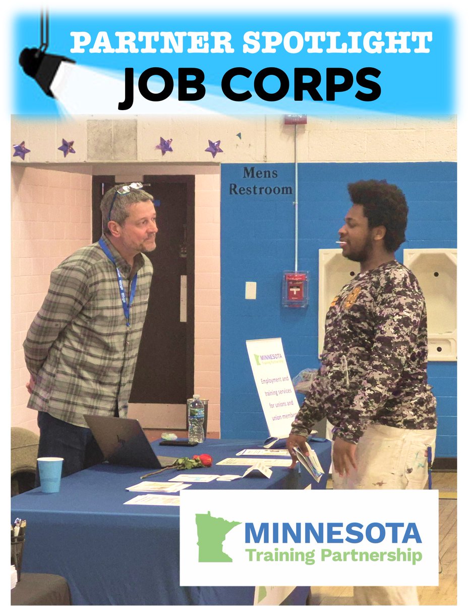 MNTrainPartner's tweet photo. Great energy at the recent career fair at the Hubert H. Humphrey Job Corps Center 🔥MTP connected with students exploring short-term training programs and union careers. Thanks to everyone who stopped by our table!
Learn more: https://t.co/vlr2OrA0hp https://t.co/7x25vVQEnI