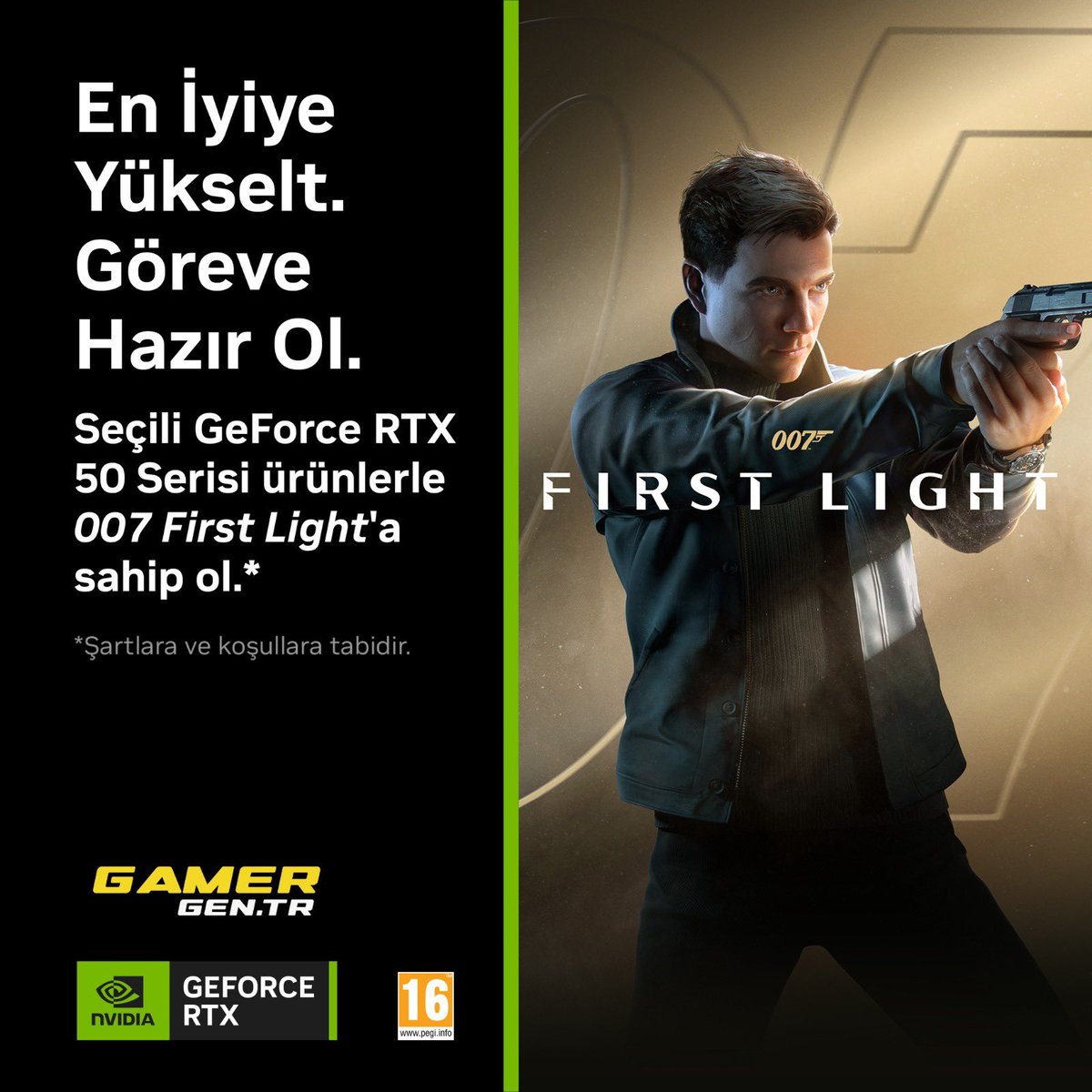 GamerGenTR's tweet photo. Seçili GeForce RTX 50 Serisi ürünlerle yepyeni 007 First Light'a sahip olma şansını yakalamak için fırsatı kaçırma! https://t.co/8mub5nwRTL 💚

@nvidiageforcetr https://t.co/qruYcO6HUN