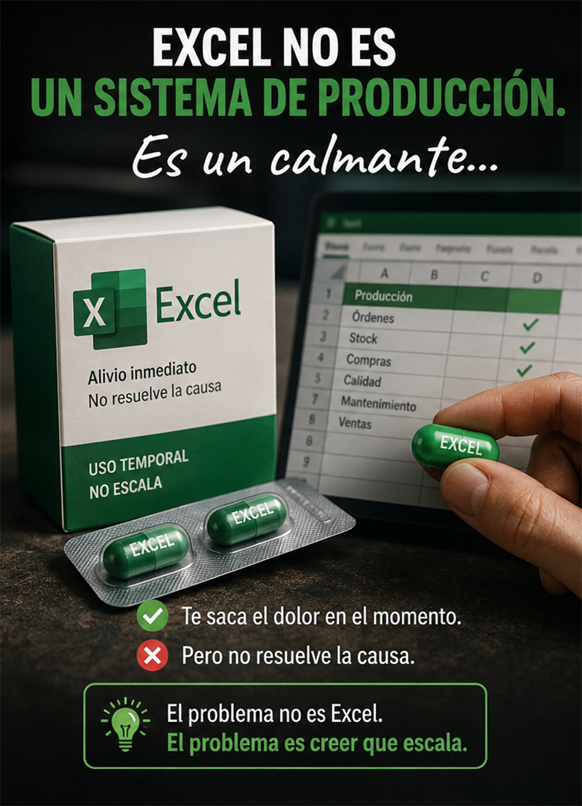 oscargvaliente's tweet photo. El problema no es Excel.
→ Depende de que alguien lo actualice a tiempo
→ No hay una sola versión de la verdad
→ La información llega tarde
→ Si la persona que lo maneja no está, el sistema se cae
¿Cuándo fue la última vez que tomaste una decisión equivocada ? https://t.co/4cjfPg8sl8