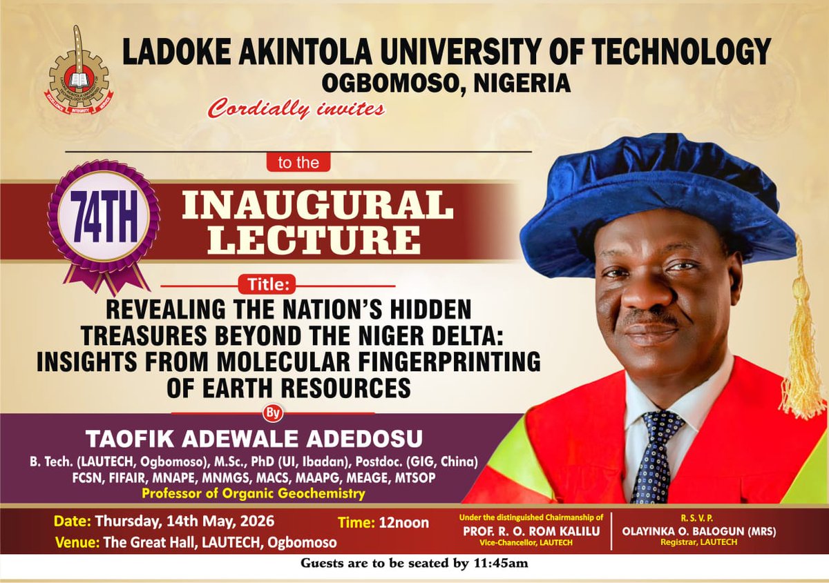 SCSN_LAUTECH's tweet photo. *STUDENTS’ CHEMICAL SOCIETY OF NIGERIA (SCSN), LAUTECH CHAPTER*@lautechofficial

Beyond the soil we walk on lies a story science is still uncovering. https://t.co/rfbG8RL1Nc