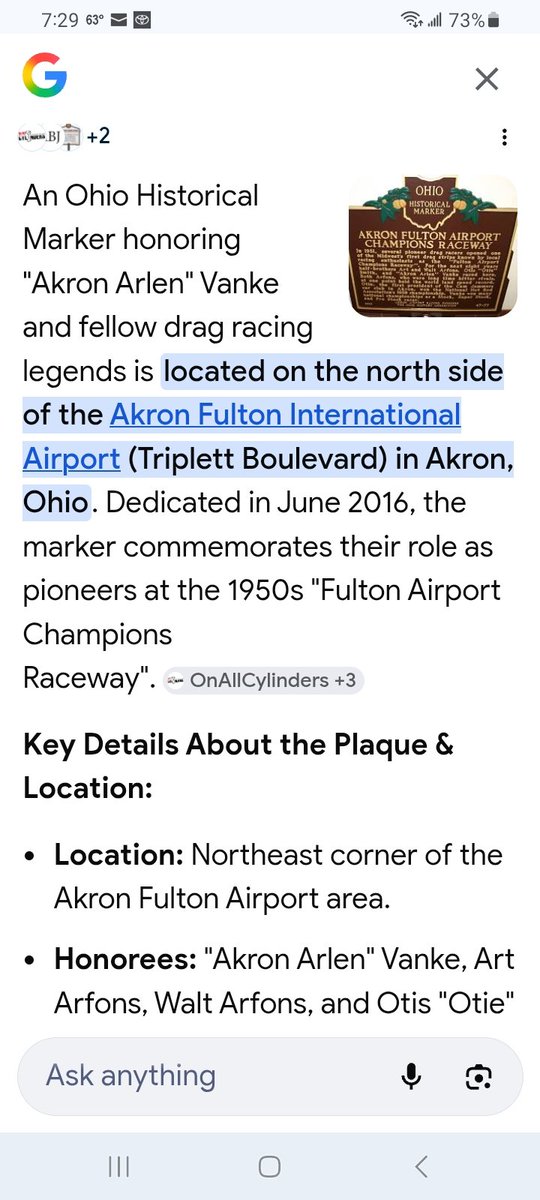CraigVanke's tweet photo. @killa_pump My father is on one of those plaques in the front and my grandfather worked in the hanger for Goodyear. https://t.co/eTRB2CJQ93