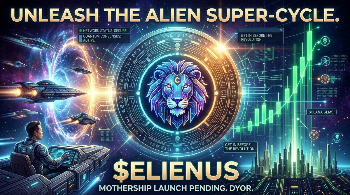 VuJace021's tweet photo. $61K Market Cap. Locked Liquidity. Chart bottomed out and ready to send. 🚀

​If you are looking for the ultimate low-cap entry on the Alien narrative, $ELIENUS is staring right at you. 👽🛸 Don't fade the Mothership.

​#ELIENUS $SOL #CryptoGem #MemeCoin https://t.co/Q8voVkY0dW